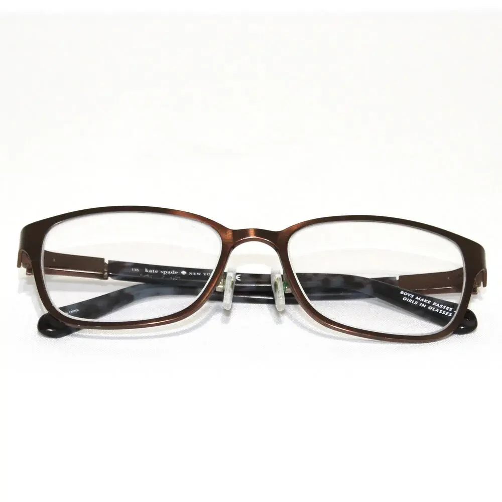 Kate Spade Bronze Brown Prescription Eyeglasses Ninette Glasses Frame